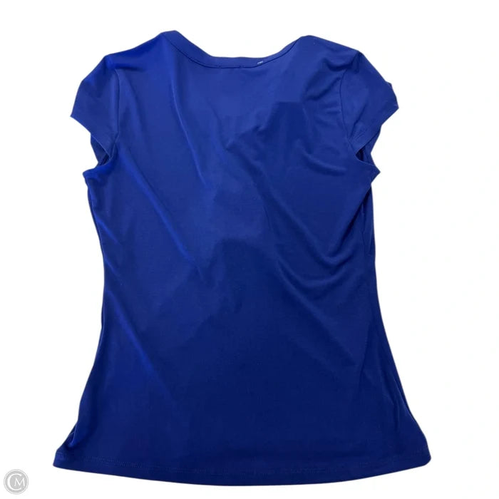 Top Short Sleeve By Inc In Blue, Size: Xs
