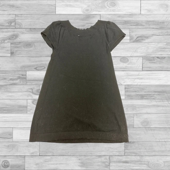 Top Short Sleeve By Massimo Dutti In Black, Size: Xs