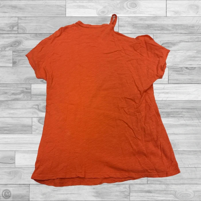 Top Short Sleeve By Stateside In Orange, Size: Xs