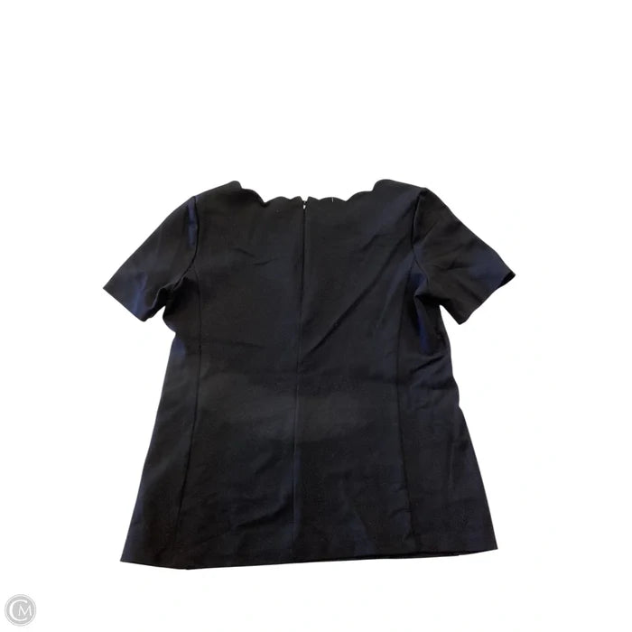 Top Short Sleeve By Talbots In Black, Size: Mp