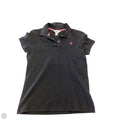 Top Short Sleeve Designer By Lilly Pulitzer In Black & Pink, Size: S
