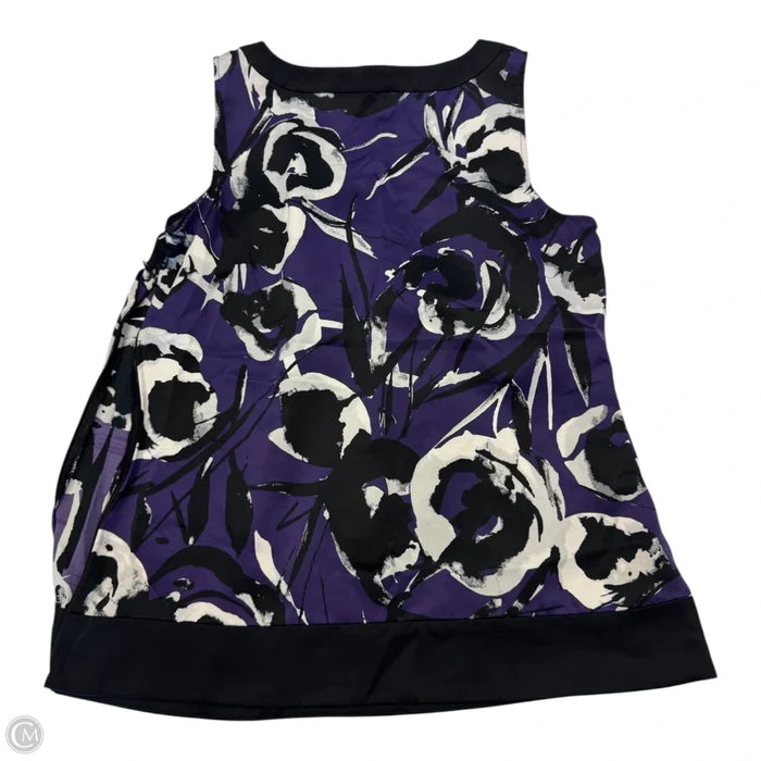 Top Sleeveless By Ann Taylor In Black, Size: 6