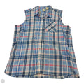 Top Sleeveless By Caribbean Joe In Blue, Size: Xlp