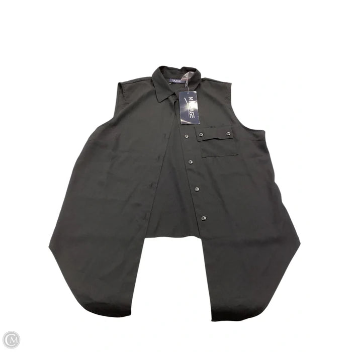 Top Sleeveless By Clothes Mentor In Black, Size: L