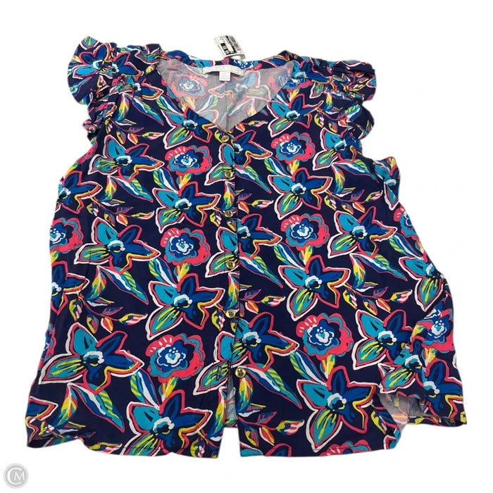 Top Sleeveless By Clothes Mentor In Multi-colored, Size: Lp