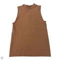 Top Sleeveless By Clothes Mentor In Tan, Size: 1x