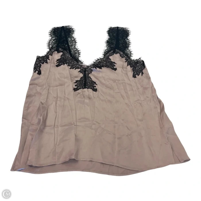 Top Sleeveless By Cma In Black & Brown, Size: Xl