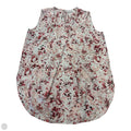 Top Sleeveless By Dkny In Red & White, Size: S