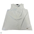 Top Sleeveless By Ellen Tracy In White, Size: M