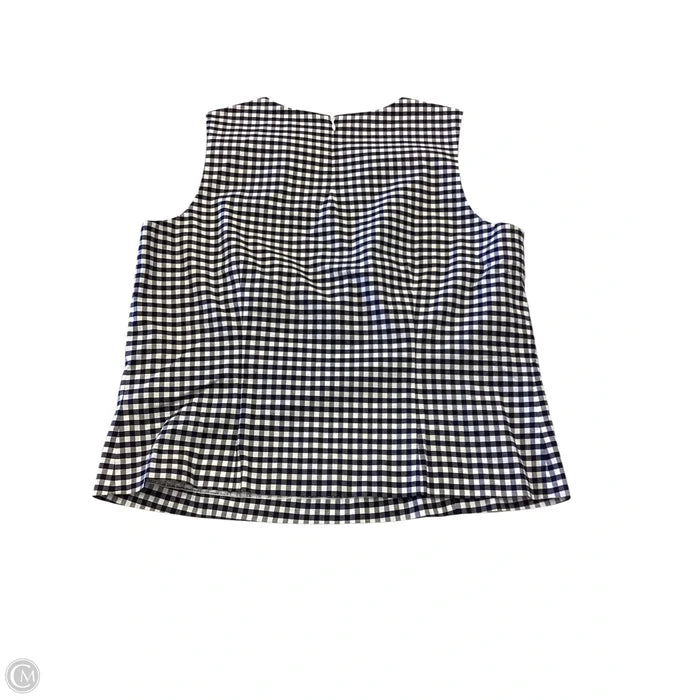 Top Sleeveless By J Mclaughlin In Checkered Pattern, Size: 14