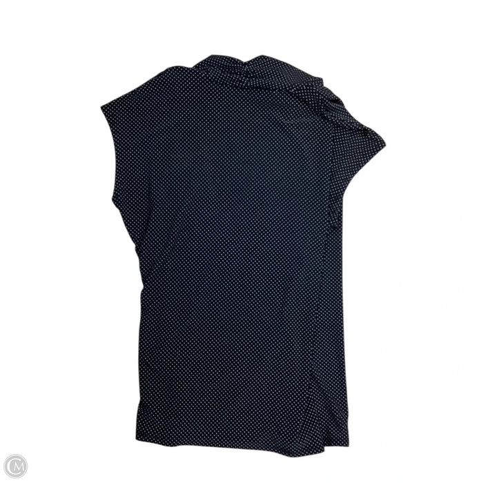 Top Sleeveless By Lauren By Ralph Lauren In Polkadot Pattern, Size: Mp