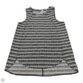 Top Sleeveless By Talbots In Black & White, Size: S