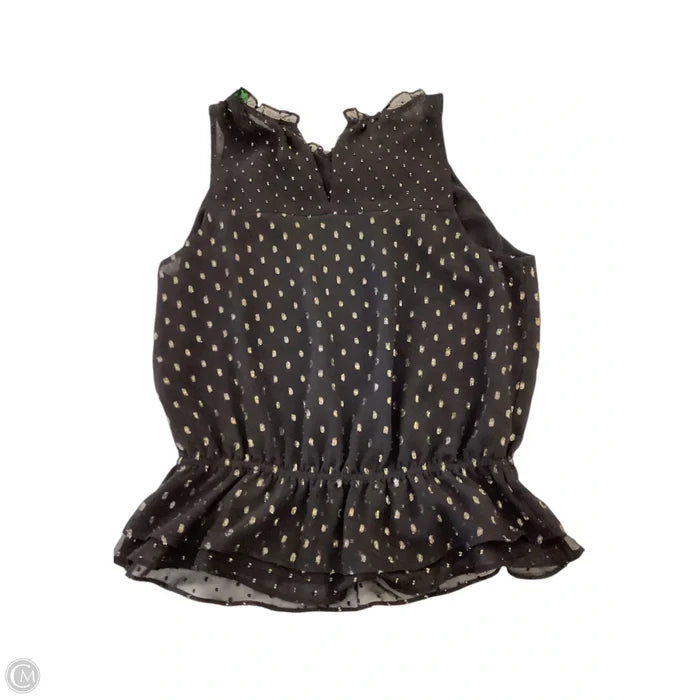Top Sleeveless By White House Black Market In Black & Gold, Size: S