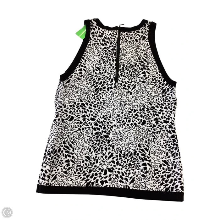 Top Sleeveless By White House Black Market In Black & White, Size: S