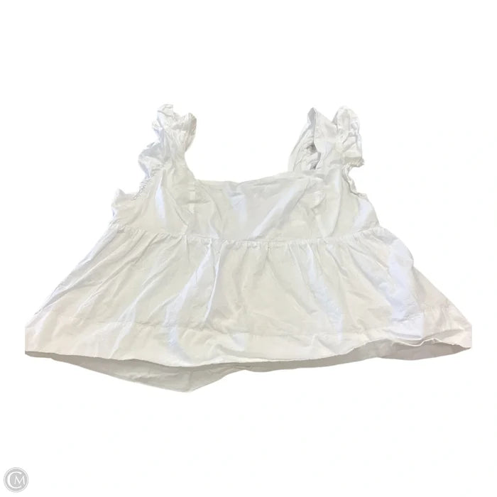 Top Sleeveless Designer By Lilly Pulitzer In White, Size: Xl
