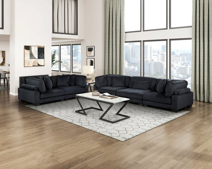 Traverse Black Living Room Collection