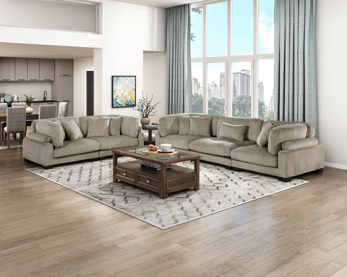 Traverse Gold Brown Living Room Collection