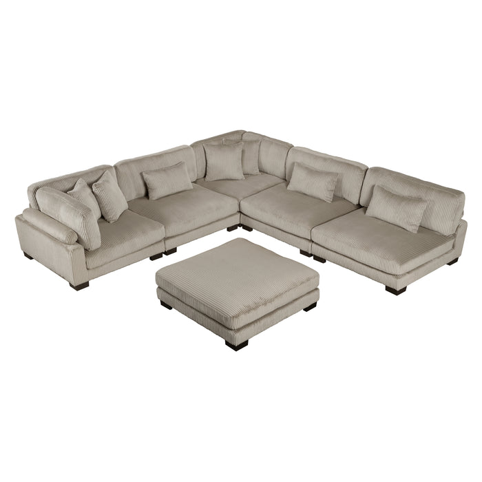Traverse Gold Brown Modular Sectional Collection