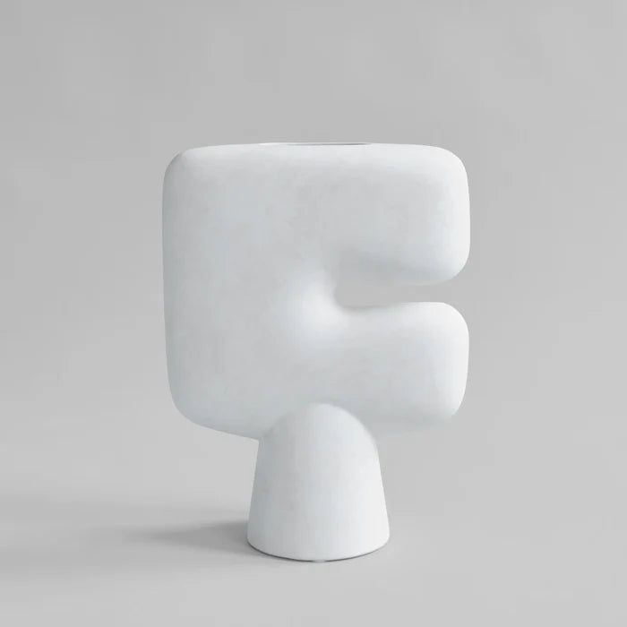 Tribal Vase, Big - Bone White Vases 101 Copenhagen