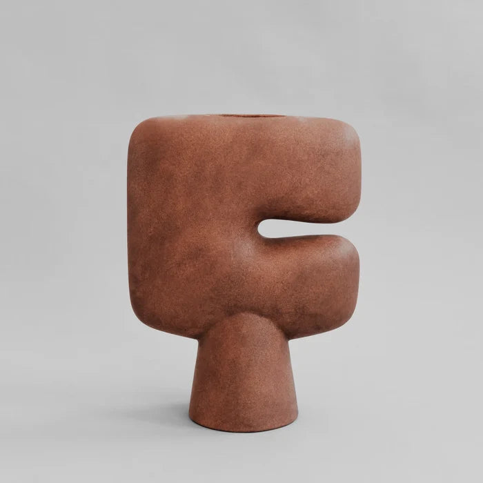 Tribal Vase, Big - Terracotta Vases 101 Copenhagen