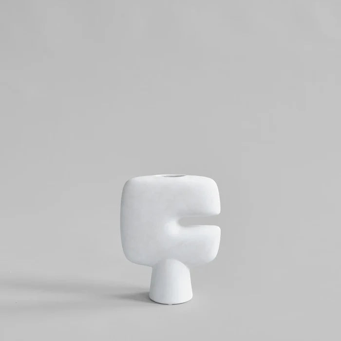 Tribal Vase, Mini - Bone White Vases 101 Copenhagen