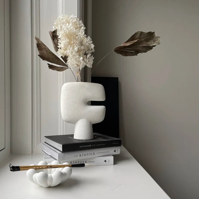 Tribal Vase, Mini - Bone White Vases 101 Copenhagen
