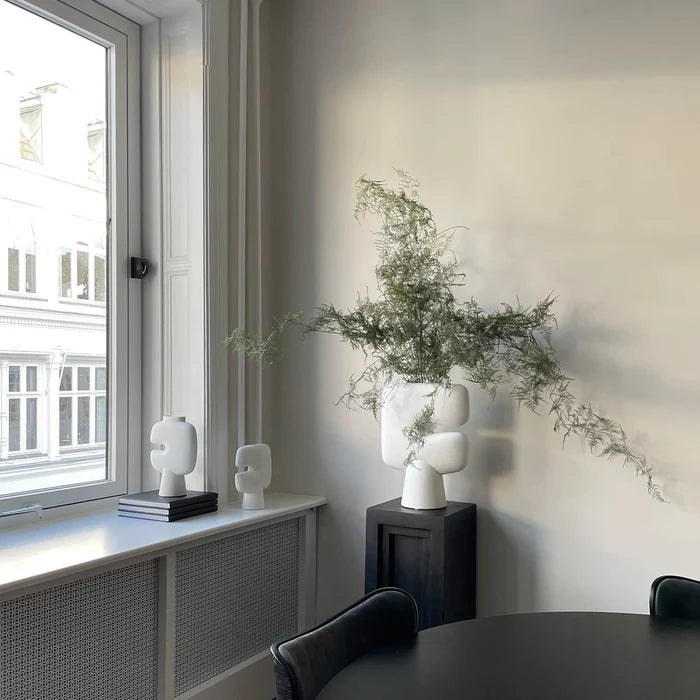 Tribal Vase, Mini - Bone White Vases 101 Copenhagen