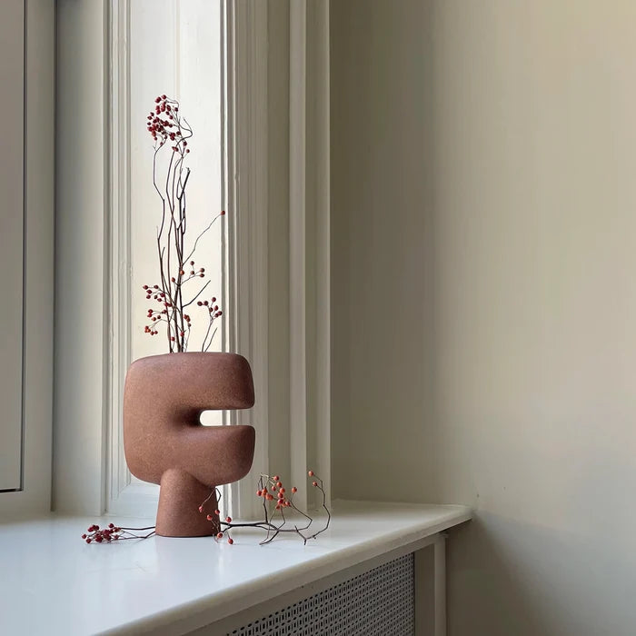 Tribal Vase, Mini - Terracotta Vases 101 Copenhagen