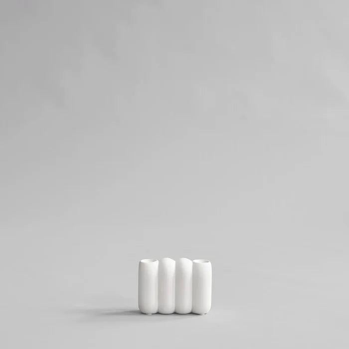 Tube Candle Holder, Mini - Bone White Candle Holder 101 Copenhagen