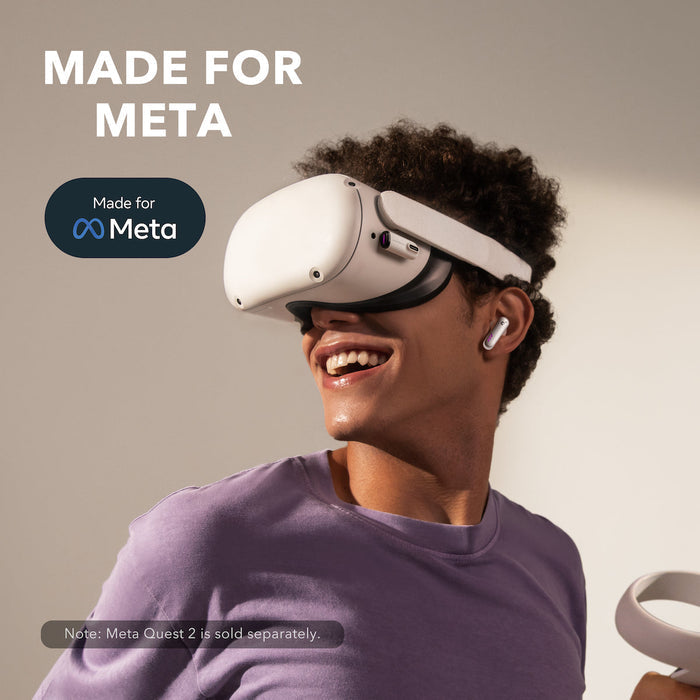 soundcore earbuds with Meta Quest headset for immersive gaming