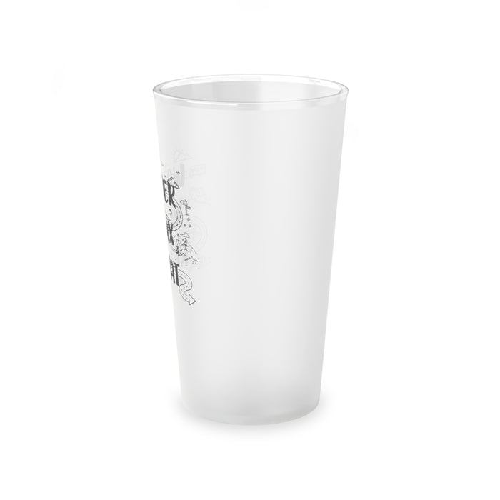 Wander Relax Repeat | Frosted Pint Glass, 16oz