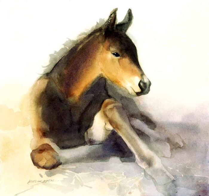 When He Was Small - by artist Kathryn Mapes Turner – Turner Fine Art